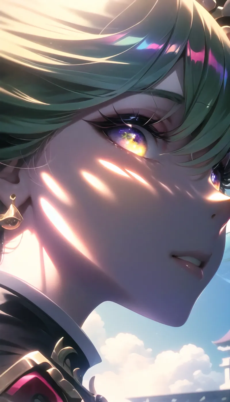 Artificial Intelligence generated portrait of Kuki Shinobu (AI art)