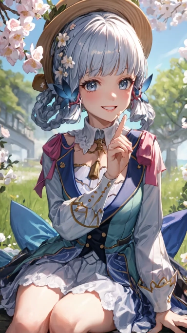 AI generated picture of 神里綾華